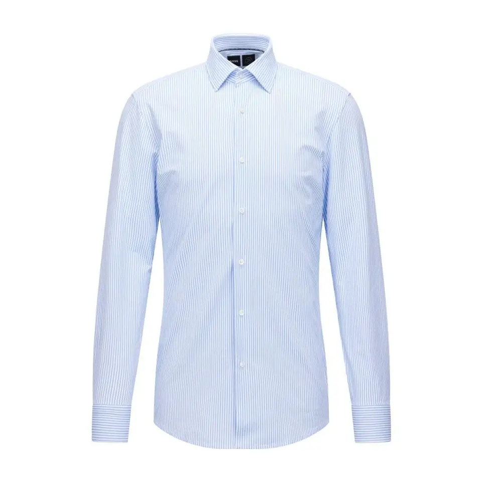 HUGO BOSS CAMISA P-HANK KENT C1 BRIGHT BLUE