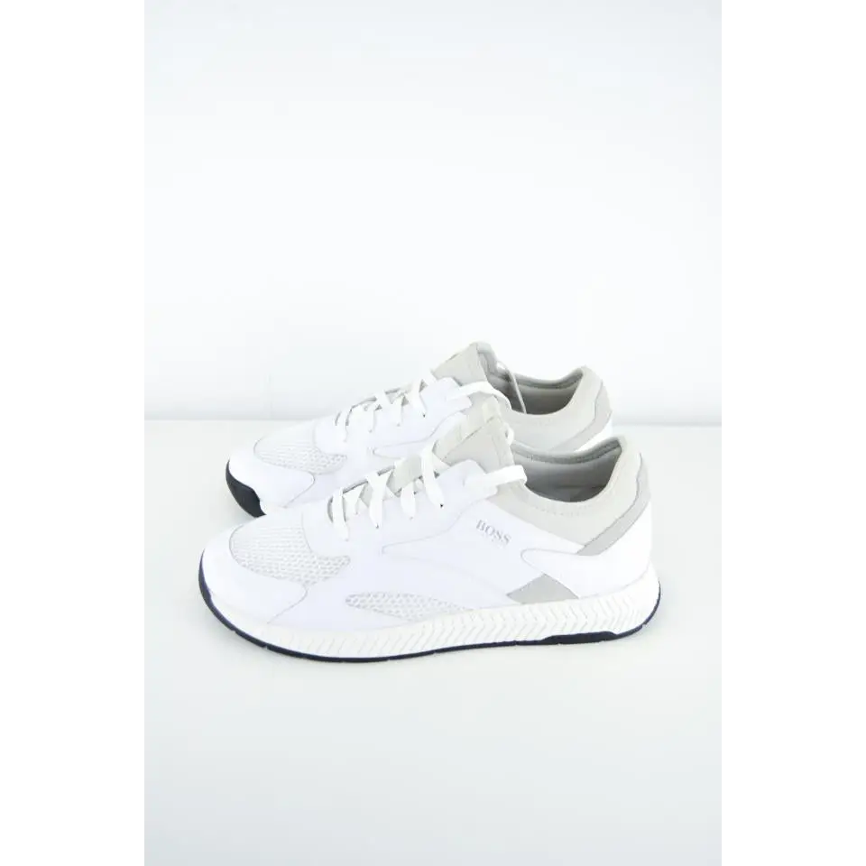 HUGO BOSS TITANIUM RUNN MXME WHITE