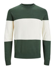 JACK & JONES JERSEY DE RAYAS BLANCO Y VERDE