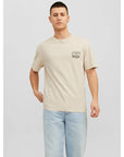 JACK & JONES JORAMUSEMENT T-SHIRT BEIGE