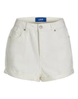 JACK & JONES JXHAZEL MINI SHORTS HW DENIM ECRU