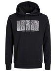 JACK & JONES SUDADERA CON CAPUCHA NEGRA