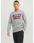 JACK & JONES SUDADERA CON LOGO GRIS