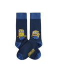 JIMMY LION CALCETINES MINIONS HELLO AZULES