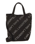 KARL LAGERFELD EVENING RHNST SMALL SHOPPER BLACK