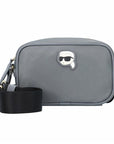 KARL LAGERFELD IKONIK 2.0 NYLON CAMERA BAG GREY