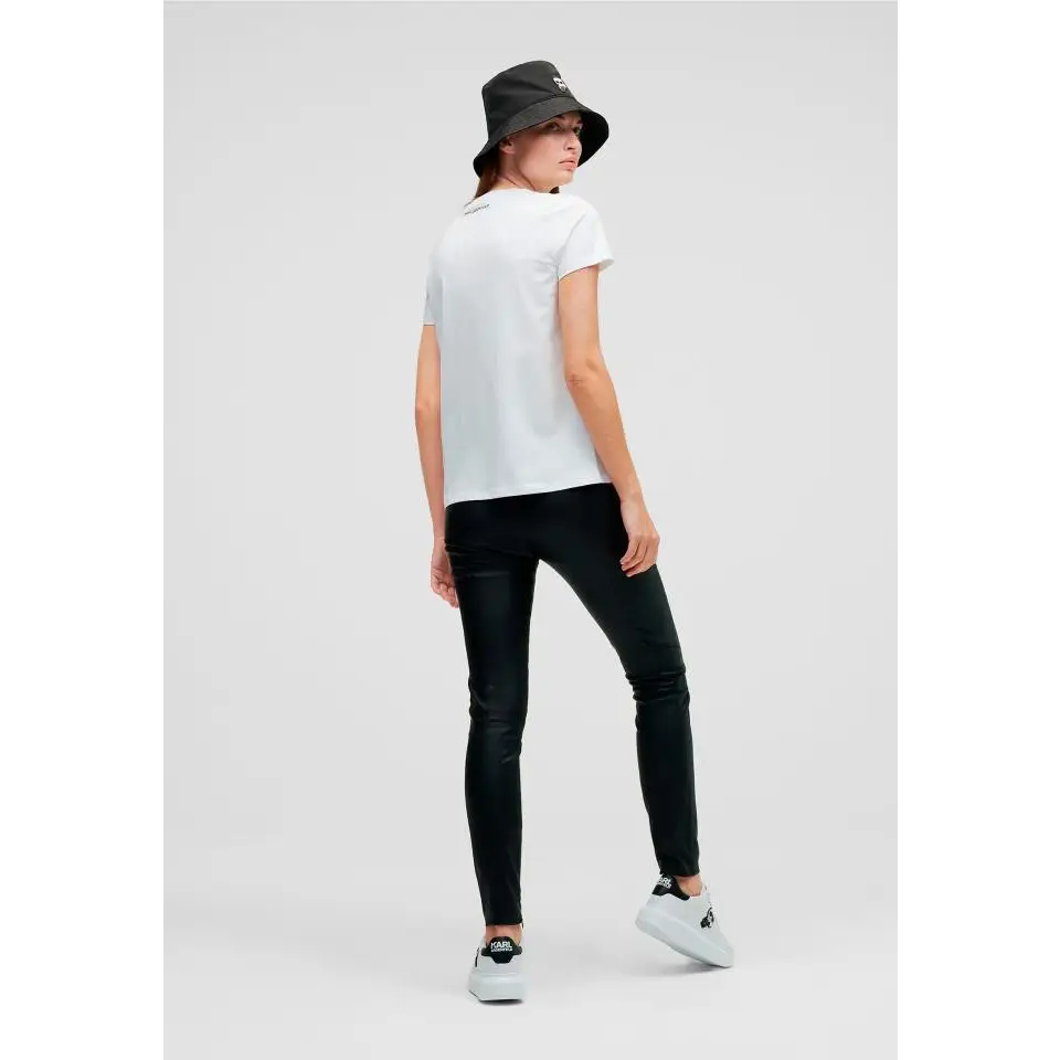 KARL LAGERFELD IKONIK CHOUPETTE RS T-SHIRT WHITE
