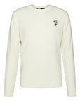 KARL LAGERFELD KNIT CREWNECK CHAMPAGNE