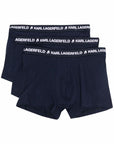 KARL LAGERFELD LOGO BRIEFS SET 3PACK NAVY