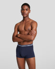 KARL LAGERFELD LOGO BRIEFS SET 3PACK NAVY