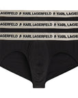 KARL LAGERFELD LOGO MONO TRUNK 3PACK SLV/BLACK