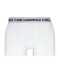 KARL LAGERFELD LOGO TRUNKS SET 3PACK B/W/N