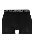 KARL LAGERFELD LOGO TRUNKS SET 3PACK B/W/N