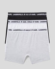 KARL LAGERFELD LOGO TRUNKS SET 3PACK MULTI