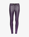 KARL LAGERFELD SHINY SKINNY DENIM LILAC