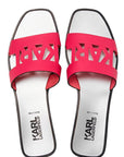 KARL LAGERFELD SKOOT II KUT-OUT FUSCHIA