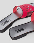 KARL LAGERFELD SKOOT II KUT-OUT FUSCHIA