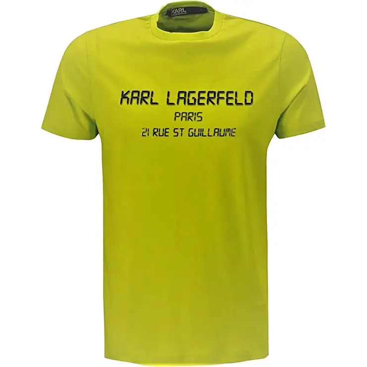 KARL LAGERFELD T-SHIRT CREWNECK LEMON
