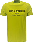 KARL LAGERFELD T-SHIRT CREWNECK LEMON