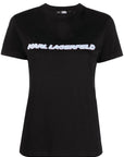 KARL LAGERFELD T-SHIRT FUTURE LOGO BLACK