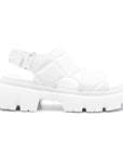 KARL LAGERFELD TREKKA QUILTED K-KROSS SANDAL WHITE