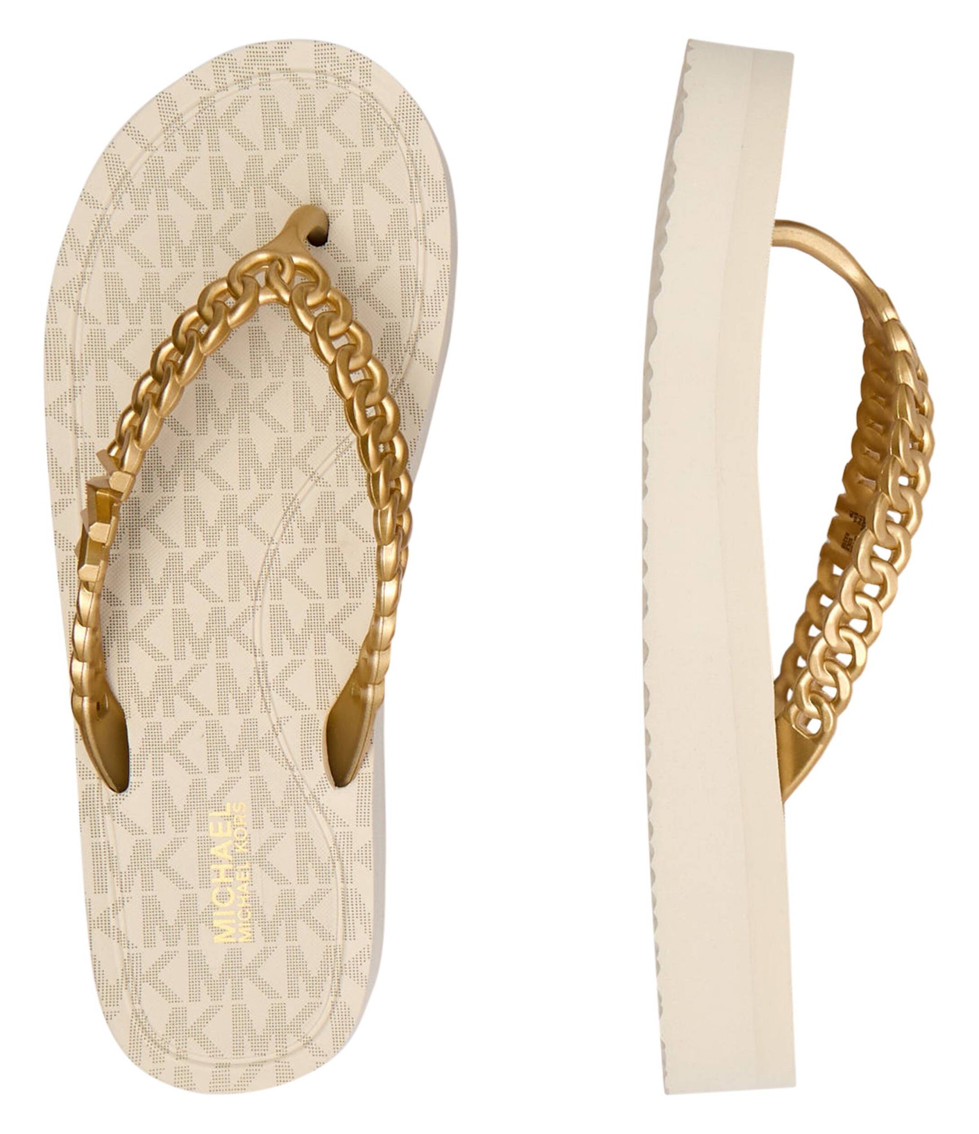 MICHAEL KORS ZAZA FLIP FLOP CREAM
