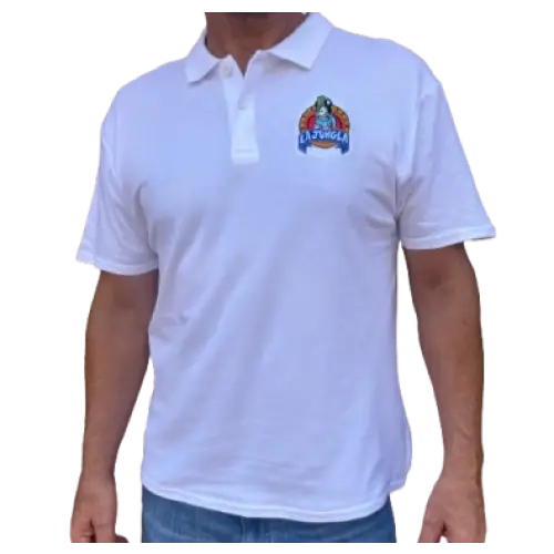 LA JUNGLA POLO HOMBRE BLANCO - textil