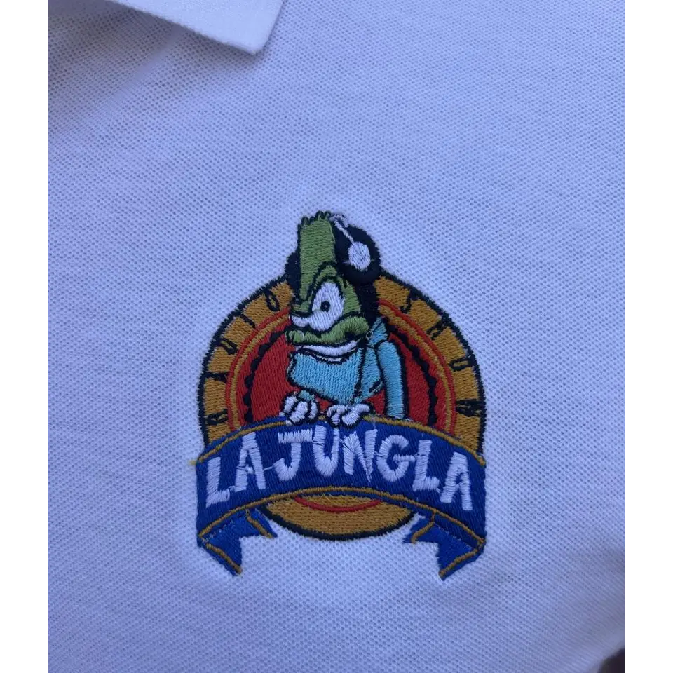 LA JUNGLA POLO HOMBRE BLANCO - textil