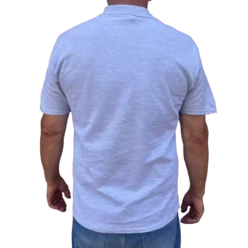 LA JUNGLA POLO HOMBRE GRIS - textil