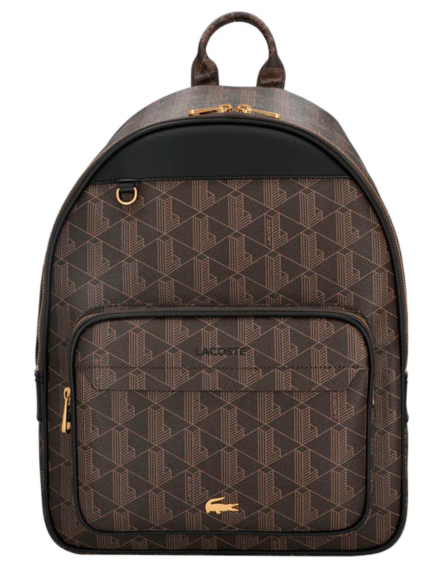 LACOSTE BACKPACK MONO SLATE BLACK SHITAKE