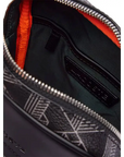 LACOSTE BOLSO BANDOLERA MONOGRAMA ESTAMPADO NEGRO - TALLA ÚNICA