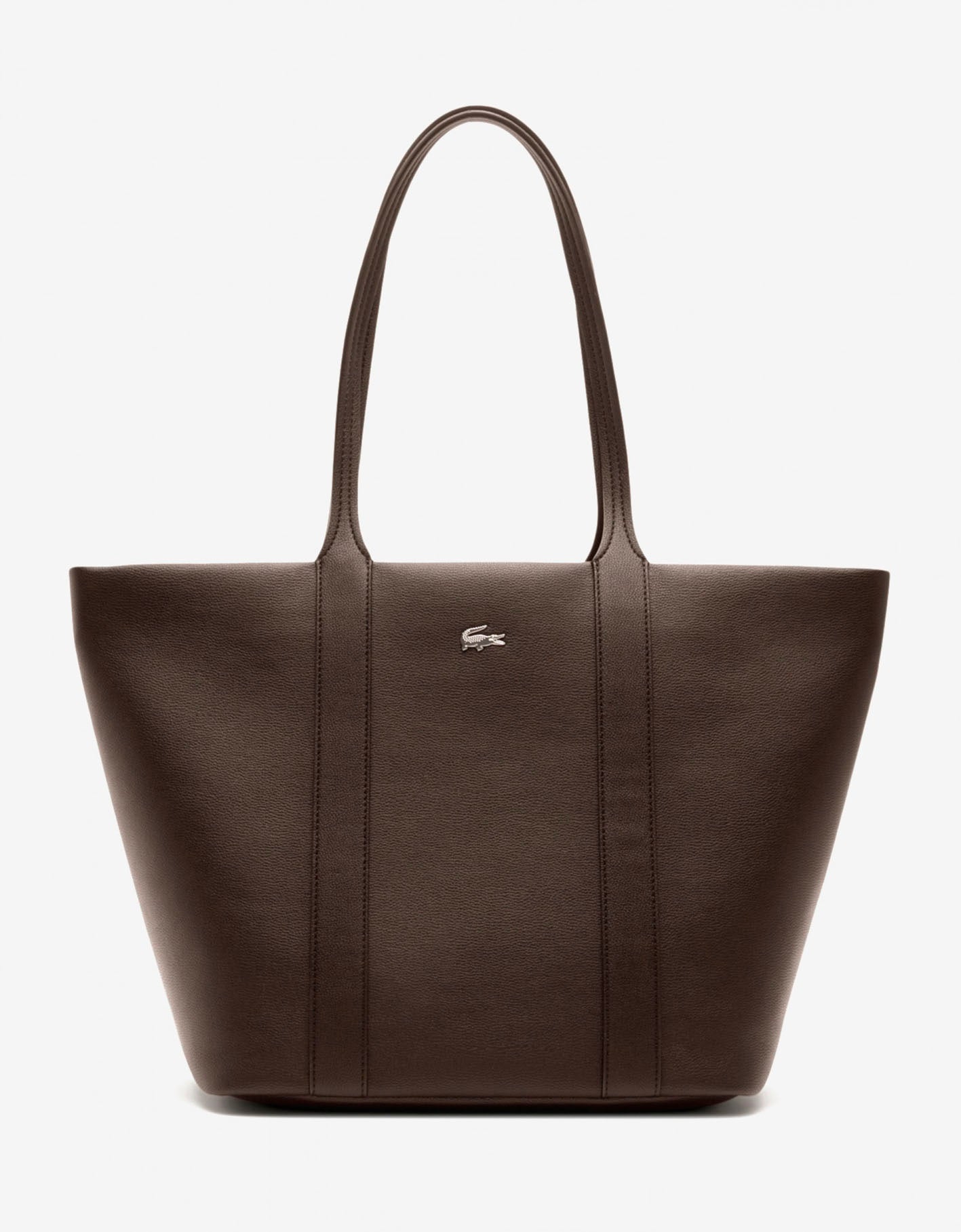 LACOSTE SHOPPIMG BAG DARCK BROWN