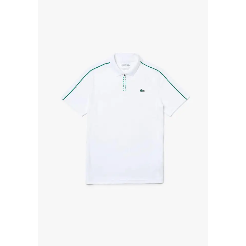 LACOSTE SHORT SLEEVED RIBBED COLLAR SHIRT