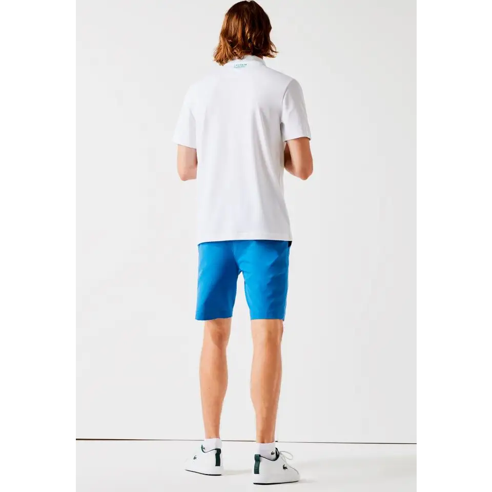 LACOSTE SHORT SLEEVED RIBBED COLLAR SHIRT