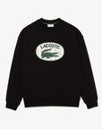 LACOSTE SUDADERA LOGO CENTRAL NEGRA