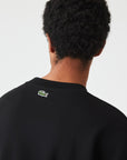 LACOSTE SUDADERA LOGO CENTRAL NEGRA