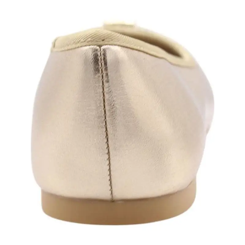 LIU JO BALLERINA LAMINATED NAPPA ORO