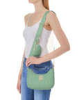 LIU JO BANDOLERA HOBO ACOLCHADA VERDE