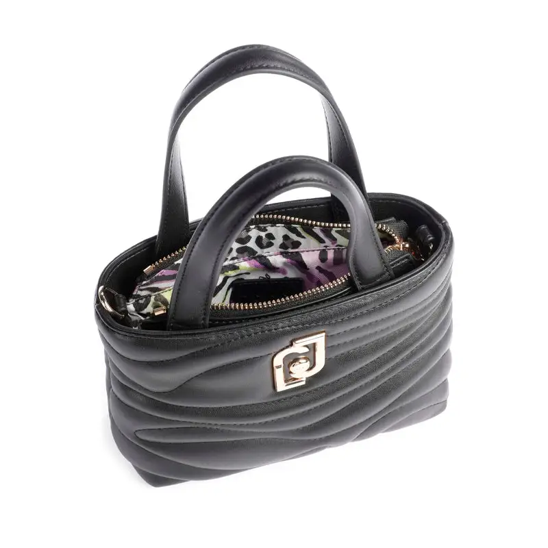 LIU JO BOLSO MINI TOTE NEGRO - TALLA ÚNICA
