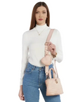 LIU JO BOLSO MINI TOTE ROSA - TALLA ÚNICA