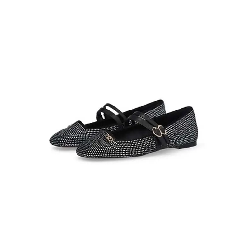 LIU JO BRIGITTE 06 -BALLERINA MICROFIBE BLACK - textil