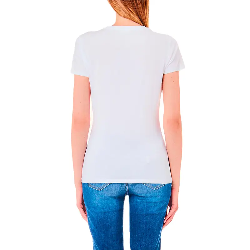 LIU JO CAMISETA DE MANGA CORTA BLANCA CON FLORES