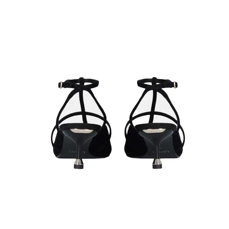 LIU JO DEVA 01 SLING BACK BLACK - textil