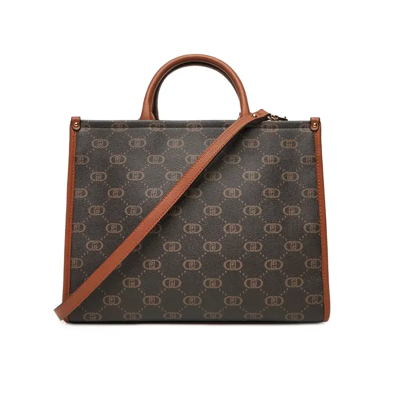 LIU JO ECS M TOTE GINGER BREAD - 1 - textil