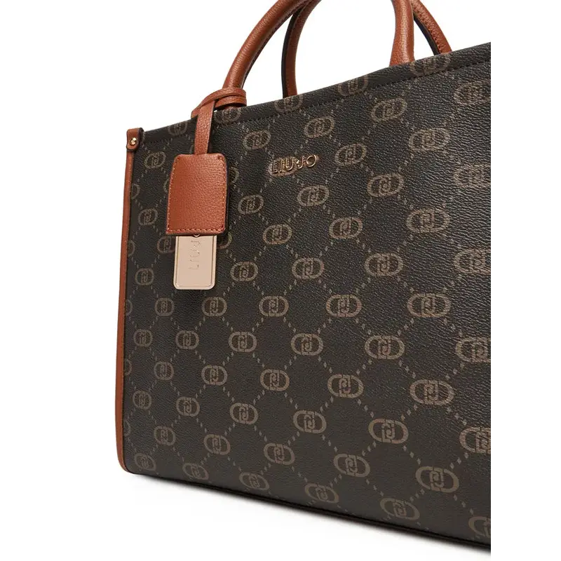 LIU JO ECS M TOTE GINGER BREAD - 1 - textil