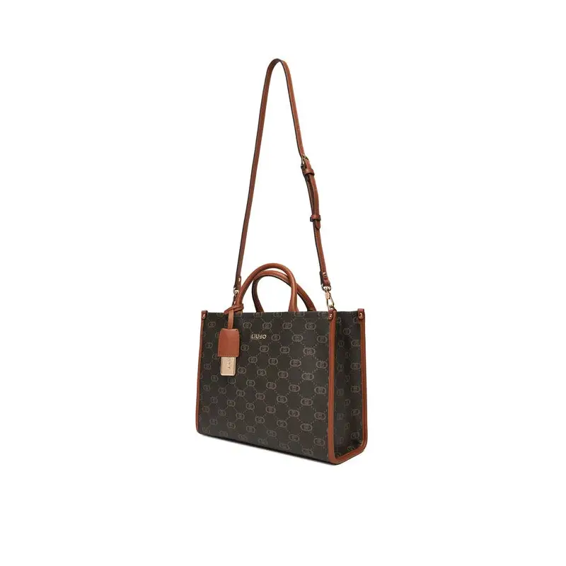 LIU JO ECS M TOTE GINGER BREAD - 1 - textil