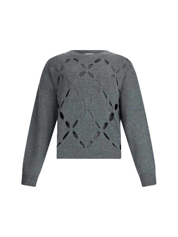 LIU JO ECS MAGLIA CHIUSA GRIGIO
