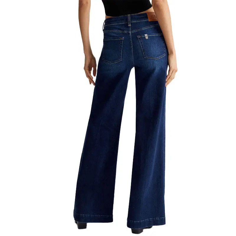LIU JO ECS PANT.AUTHENTIC BEAT H.W. AZUL