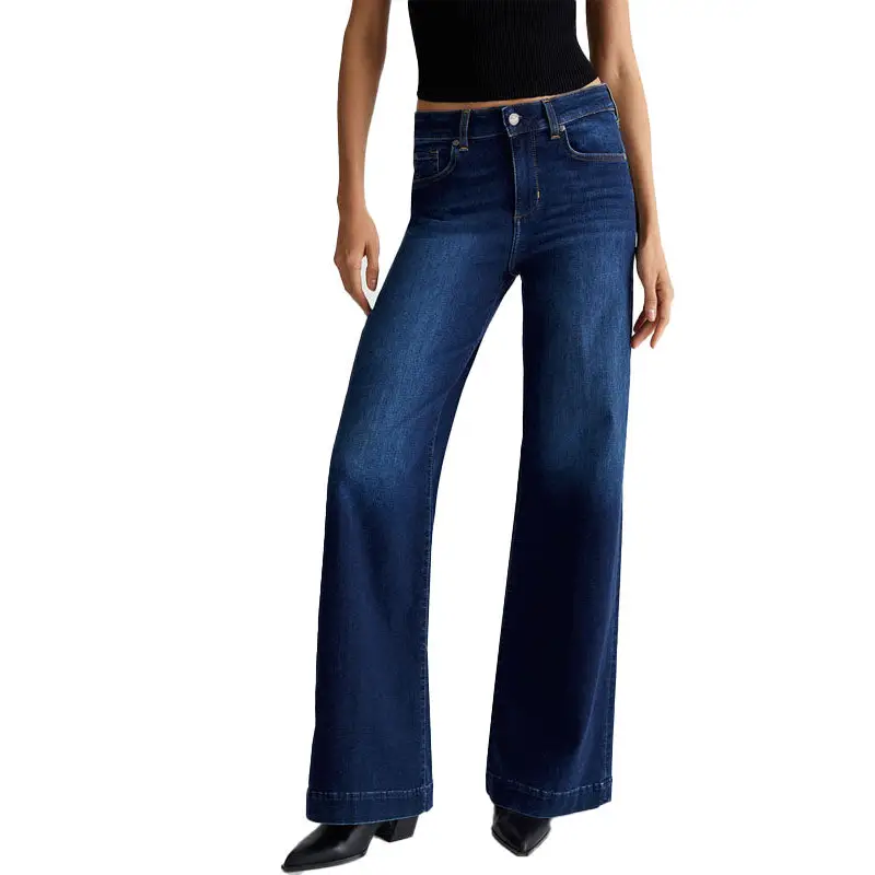LIU JO ECS PANT.AUTHENTIC BEAT H.W. AZUL