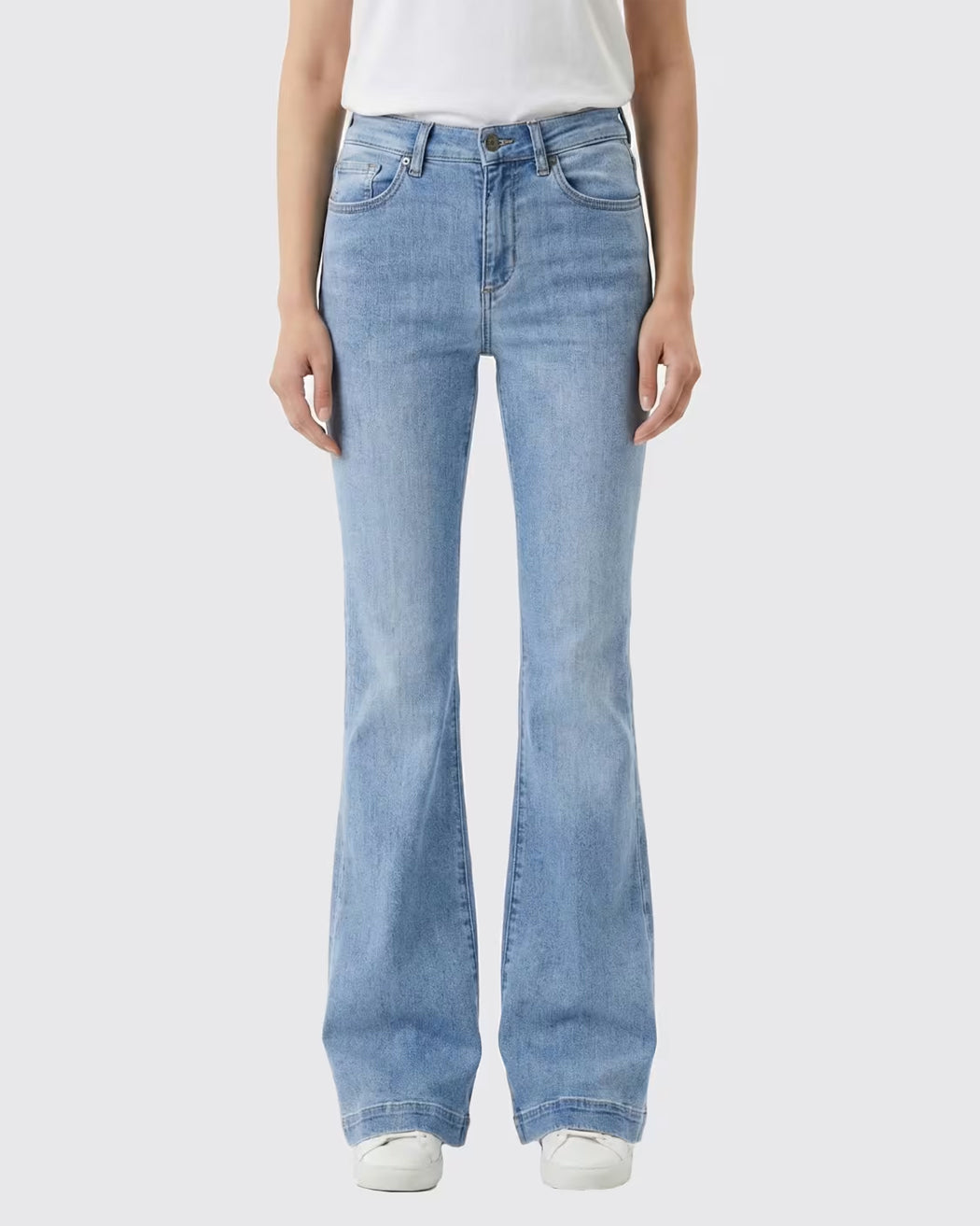 LIU JO ECS PANTS AUTHENTIC BEAT H W DENIM BLUE LONG